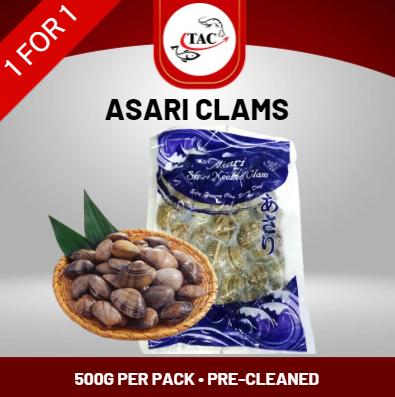 [BUY 1 FREE 1] Asari Clam 日本花蛤 500g/pkt