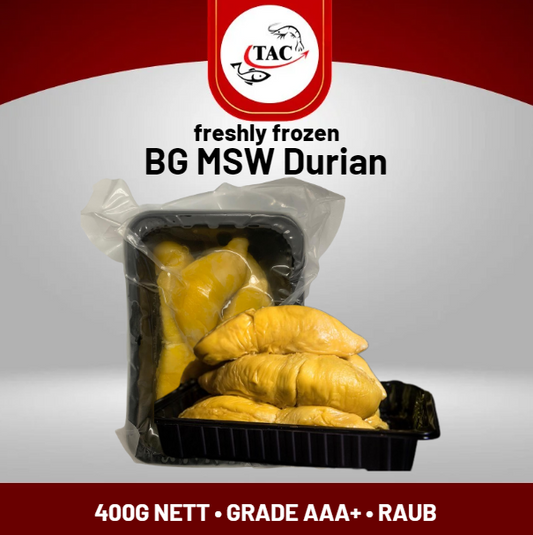 [FRESH FROZEN] Raub Premium Black Gold MSW Durian 黑金猫山王榴莲 net 400g