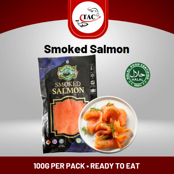 Smoked Salmon / 100G / Ready to Eat / Sliced